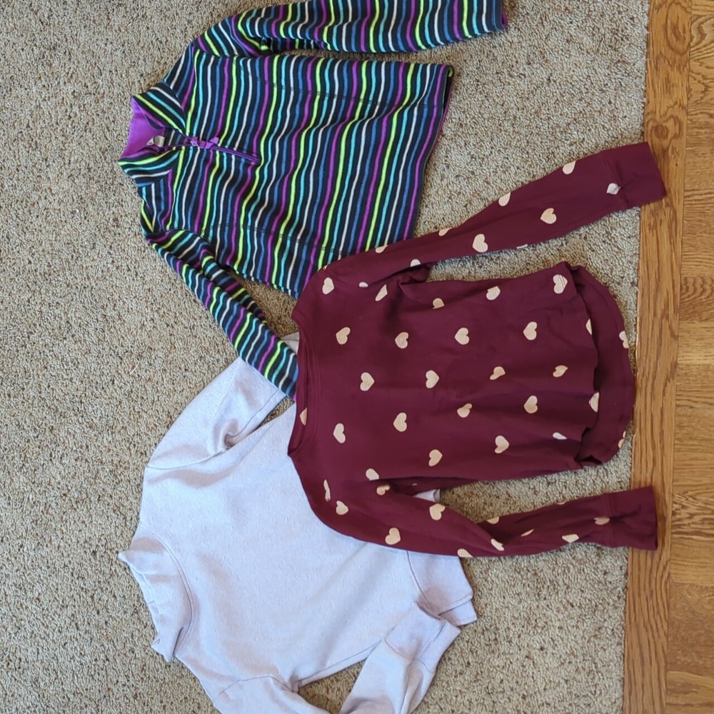 Lot of Girls Old Navy Long Sleeve Sweatshirts/Tshirt, Size 10/12 (Large)